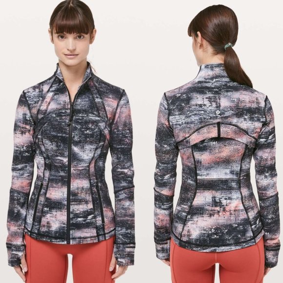 lululemon athletica Jackets & Blazers - lululemon | Define Jacket in Azurite Poppy Coral Multi